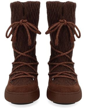 Moon Boot Moon Boot Wool Blend Boot - Brown