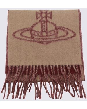 Vivienne Westwood Wool Scarf - Brown