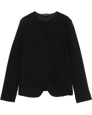 Emporio Armani Jackets Elastane - Black
