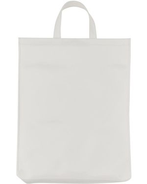 Acne Studios Acne Studios Embossed Logo Tote Bag - White