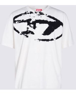 DIESEL Cotton T-Shirt - White