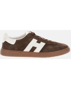 Hogan Cool Lace-Up Trainers - Brown
