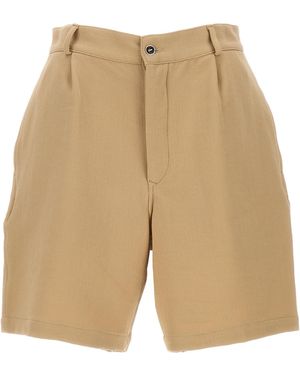 Fortela Jillian Bermuda Shorts Cotton Bermuda - Natural