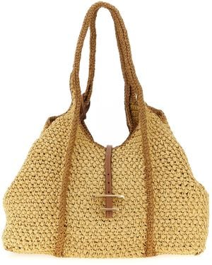 Tod's T Timeless Large Shopping Bag - Metallic
