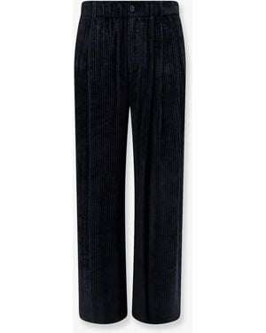 Giorgio Armani Corduroy Trousers - Blue