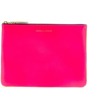 Comme des Garçons Super Fluo Wallets And Card Holders - Pink