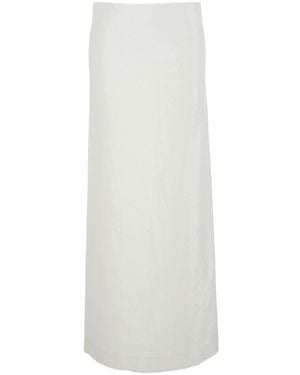 TOTEME Skirt With All-Over Sequins, Polyester - White