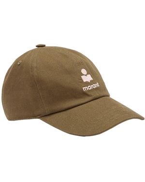 Isabel Marant Logo Baseball Hat - Brown