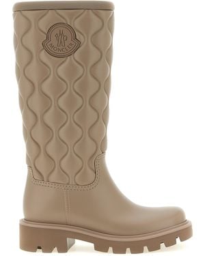 Moncler 'Kickstream High' Rain Boots - Brown