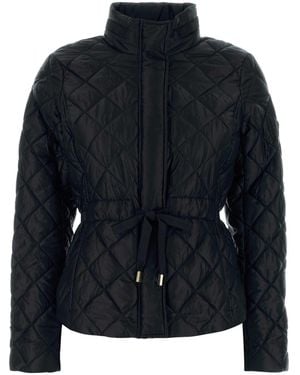 Michael Kors Navy Blue Polyester Padded Jacket