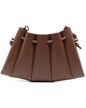 THEMOIRÈ Calipso Crossbody Vegan Fabric - Brown