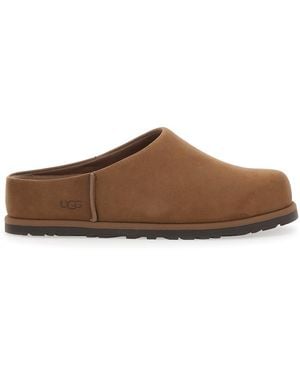 UGG W Otzo Clog Leather Mule For - Brown