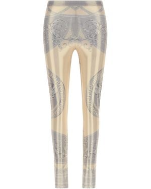 Versace 'La Coupe Des Dieux' Leggings - Gray