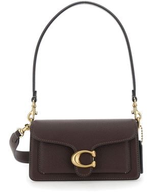 COACH Shoulder Bag Tabby With Leather Details - Black