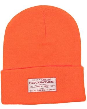 Filson Logo Beanie - Orange