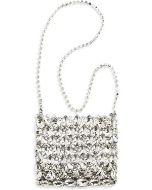 Self-Portrait Polyester Shoulder Bag - White