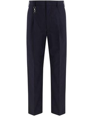 Prada Cotton Casual Pants - Blue