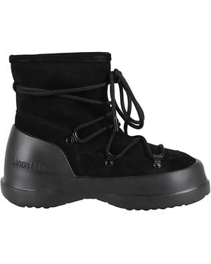 Moon Boot Luna Boot Suede City Capsule - Black