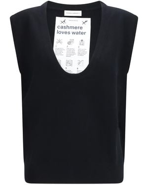 Extreme Cashmere N°423 Lord Sleeveless Jumper - Black