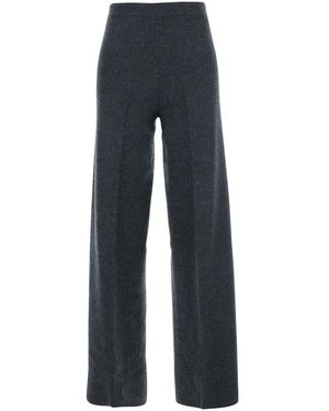 Semicouture Trousers With Back Pocket - Blue