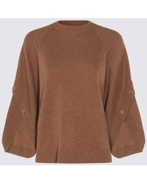 Max Mara Wool Ampex Knitwear - Brown