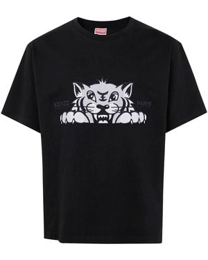 【KENZO】'Gots Happy Tiger' Tシャツ※送関込 KENZO Happy Tiger' oversized T-shirt in cotton | Men's | KENZO
