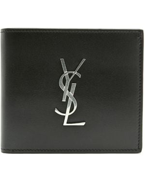 Saint Laurent "Cassandre" Wallet - Black
