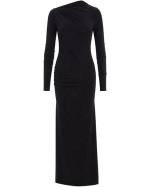 ANDAMANE Abito Lungo Backless - Black