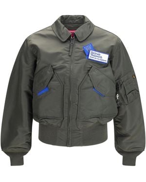 GR10K Bomber Jacket X Alpha Industries Nylon - Gray