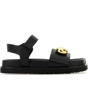サンダル・ミュール LOEWE PEBBLE SANDALS WITH SOFT CALFSKIN FUSSBETT SOLE Pebble fussbett sandal in soft calfskin Brown - LOEWE