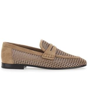 Brunello Cucinelli Perforated Mocassin - Brown