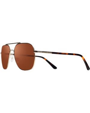 Revo Re1226 Logan 04 Satin Metal Occhiali Da Sole - Brown