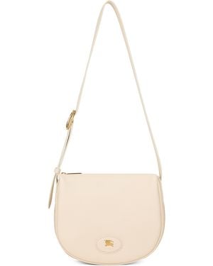 Burberry Shoulder Bag Tavistock Leather Calfskin - Natural