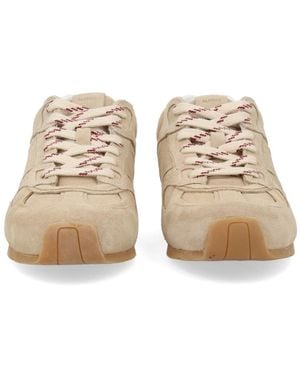 Alohas Sneakers Suede Cow Leather Sneakers - Natural