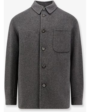 Hevò Bari Wool Coat - Gray