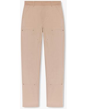 Fourtwofour On Fairfax Trousers With Pockets - White
