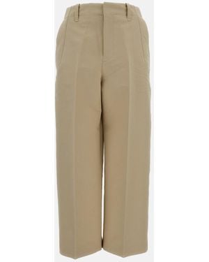 Jacquemus Le Pantalon Pastro Cropped Trousers - Natural