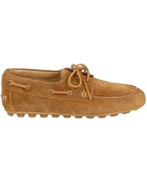 Hogan Flat Shoes Leather - Brown