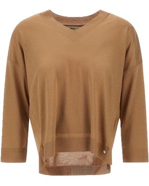 Herno Knit Jumper - Brown