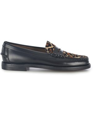 Sebago Mocassin Dan Wild Made Of Leather - Black