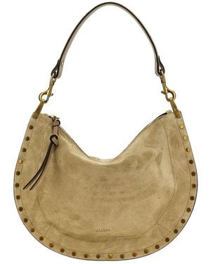 Isabel Marant Oskan Hobo Zipped Shoulder Bag - Metallic