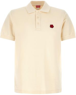 KENZO Boke Flower Polo Shirt Cotton - Natural