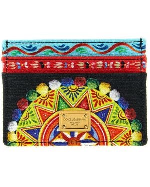 Dolce & Gabbana Cotton Cardholder Accessory - Red