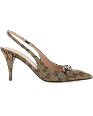 Gucci Polyester High Heel Court Shoes - Metallic