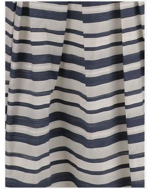 Ralph Lauren Dress Striped Cotton Blend - Gray