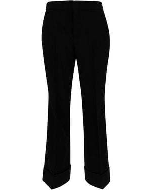 Gucci Slim Pants With Web Detail - Black