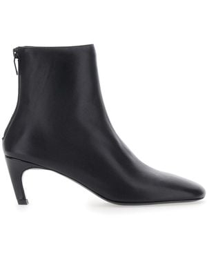 TOTEME Ankle Boots Leather - Black