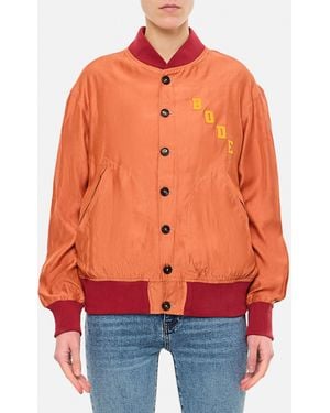 Bode Rally Viscose Jacket - Orange