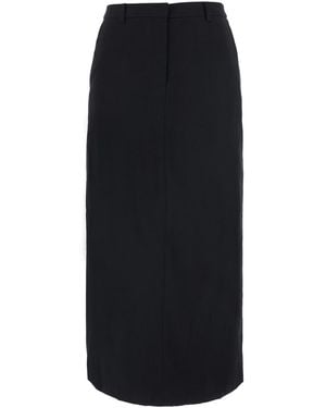 DUNST H-Line Long Skirt Polyester - Black