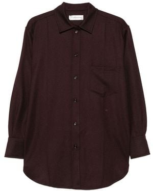 Victoria Beckham Button-Down Shirt - Purple